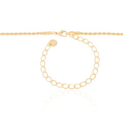 Choker Cordão Baiano Dourado - Topazzi Semijoias