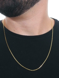 Colar Masculino Piastrine Dourado