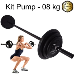 Kit Completo Body Pump C/barra E 08kg + Colchonete + Barra 40 cm Par - comprar online