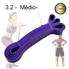 Super Band Faixa Elástica Extensor 2.1 + 3.2 na internet