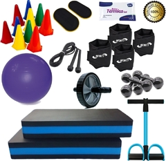 Kit Funcional Para Treino E Ginástica Em Casa