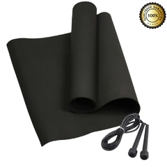 Tapete Yoga Academia Pilates Studio Mat 1,20x0,50m + Corda - comprar online