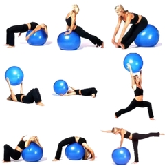 Bola Pilates Suica Yoga Ginastica 75cm Com Bomba De Mão - loja online