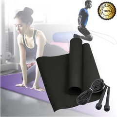 Tapete de EVA Academia/Pilates/Yoga 180x50cm + Corda PVC - Cheers Fitness