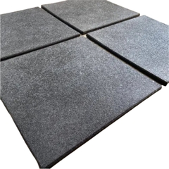 Piso Academia Emborrachado Preto Anti Impacto 100x100 Cm