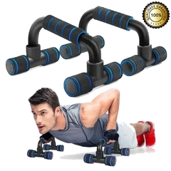 Kit Roda Abdominal Rolinho C/ Apoio Flexão Tríceps e Corda