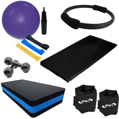 Kit Funcional para treino aeróbico e fortalecimento c/ Step