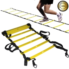 Escadinha De Agilidade Funcional 4,5m 10 Degraus Em Pvc - cheers Fitness