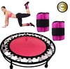 Jump Pink Profissional Cama Elástica + Caneleira5 Kg Pink