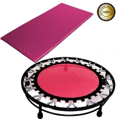 Jump Rosa Profissional Mini Cama + Colchonete Academia