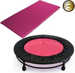 Jump Rosa Profissional Mini Cama Elástica + Capa +colchonete - comprar online