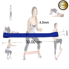 Kit 3 Super Mini Band Extensor Elástico Leve, Médio E Forte - cheers Fitness