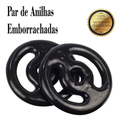 Anilha Emborrachada 2 Kg Preta P/ Halteres - comprar online