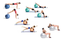 Bola De Pilates 55 Cm + Suporte De Parede - loja online