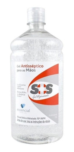 Alcool Gel 70% Antisséptico Bag 1 Litro