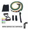 Kit Elástico Extensor 11 Peças Treinamento Ganhe 1 Mini Band