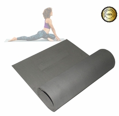 Tapete Em Eva Mat Para Yoga Pilates Funcional Cor:Preto