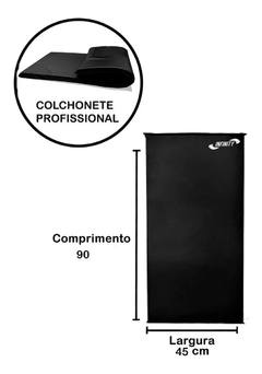 Kit Ginastica Colchonete, Tornozeleira 3kg, Halter 3kg COR:PRETO - comprar online