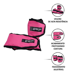 Imagem do Kit Ginastica Colchonete, Tornozeleira 3kg, Halter 3kg