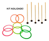 Kit Agilidade 6 Estacas + 8 Argolas Funcional