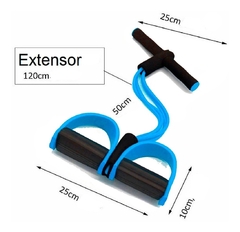 EXTENSOR COM APOIO DE PÉ + COLCHONETE DE ESPUMA + CORDA 1.6 AJUSTAVEL na internet