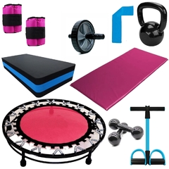 Kit Aeróbico para treino de Ginástica com Mini Jump