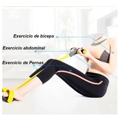 Extensor com apoio + Corda Profissional + mini band Médio na internet