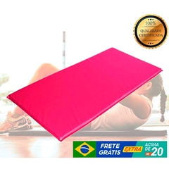 Kit Colchonete De Academia + Corda De Pular Em Pvc - Rosa Cor:Rosa na internet