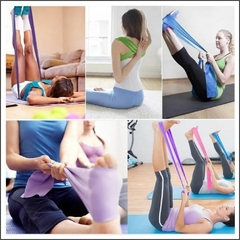 Kit Pilates Tapete 1,20mt + Faixa Elástica Média + Bomba + Bola Suiça 55 na internet