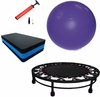 Kit Aeróbico Jump + Bomba+ Bola Suiça + Step