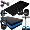 Kit Caneleira 2 Kg+Step + Halter 2k+Colchonete+Roda+Extensor