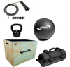 Wall Ball + Power Bag / Sand Bag + Caixa De Salto + Corda