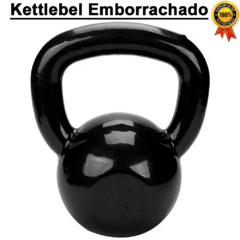 Kit Aeróbico Em Casa - Halter 4 Kg + Halter 2 Kg + Colchonete + Kettlebell emborrachado 4 kg - loja online