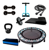 Kit Fitness Aeróbico Ginástica Profissional Treino 8 Itens