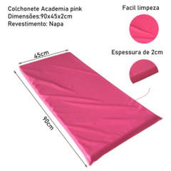 Kit Aeróbico Rosa para treino de Ginástica com Mini Jump + Colchonete Pink + Caneleira rosa 5Kg+ Par Halter 2Kg - comprar online