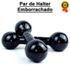 Halter Emborrachado Par - 1 Kg a 5 Kg P/ Fortalecimento