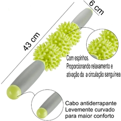 Imagem do Rolo / Bastão Liberação Miofacial (massagem / Relaxamento) Cor:Verde-claro