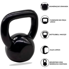 Imagem do Kit Caneleira 3kg+halter 03kg+colchonete+roda+kettlebell