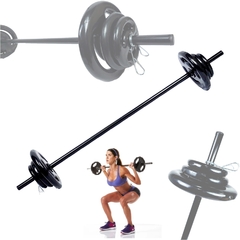 Kit Body Pump - Barra + 10 Kg De Anilhas Emborrachadas - cheers Fitness