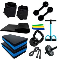 Kit Funcional Aeróbico Fitness Profissional Treino Completo