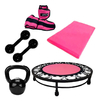 Kit Aeróbico Para Treino Colchonete + Mini Jump + Pesos