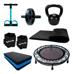 Kit Aeróbico Fitness Ginástica Profissional Casa