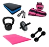 Kit Completo Aeróbico Para Treino De Ginástica + Pesos