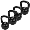 Kit Kettlebell Emborrachado Treino Funcional 6, 8, 10 e 12Kg