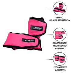 Imagem do Kit Mini Jump + Caneleira 4 kg + HAlter 3 kg + produtos fit