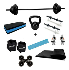 Kit Aeróbico Fitness Ginástica 12 ITENS