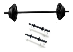 Kit Completo Body Pump + Barra De Mão E 40kg De Anilhas