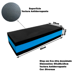 Kit Aeróbico Profissioinal - Mini Jump + 2 Steps em EVA 60cm na internet