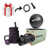 Corda Naval + Wall Ball + Power Bag + Caixa + Kettlebell