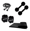 Kit Ginástica Fitness Halter+ Colchonete + Caneleira + Corda